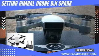setting gimbal drone dji spark