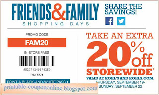 Free Printable Kohls Coupons