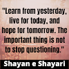 Hope Quotes - Shayan e Shayari