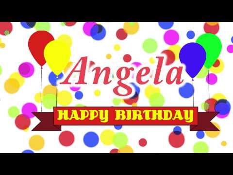 happy birthday angela gif