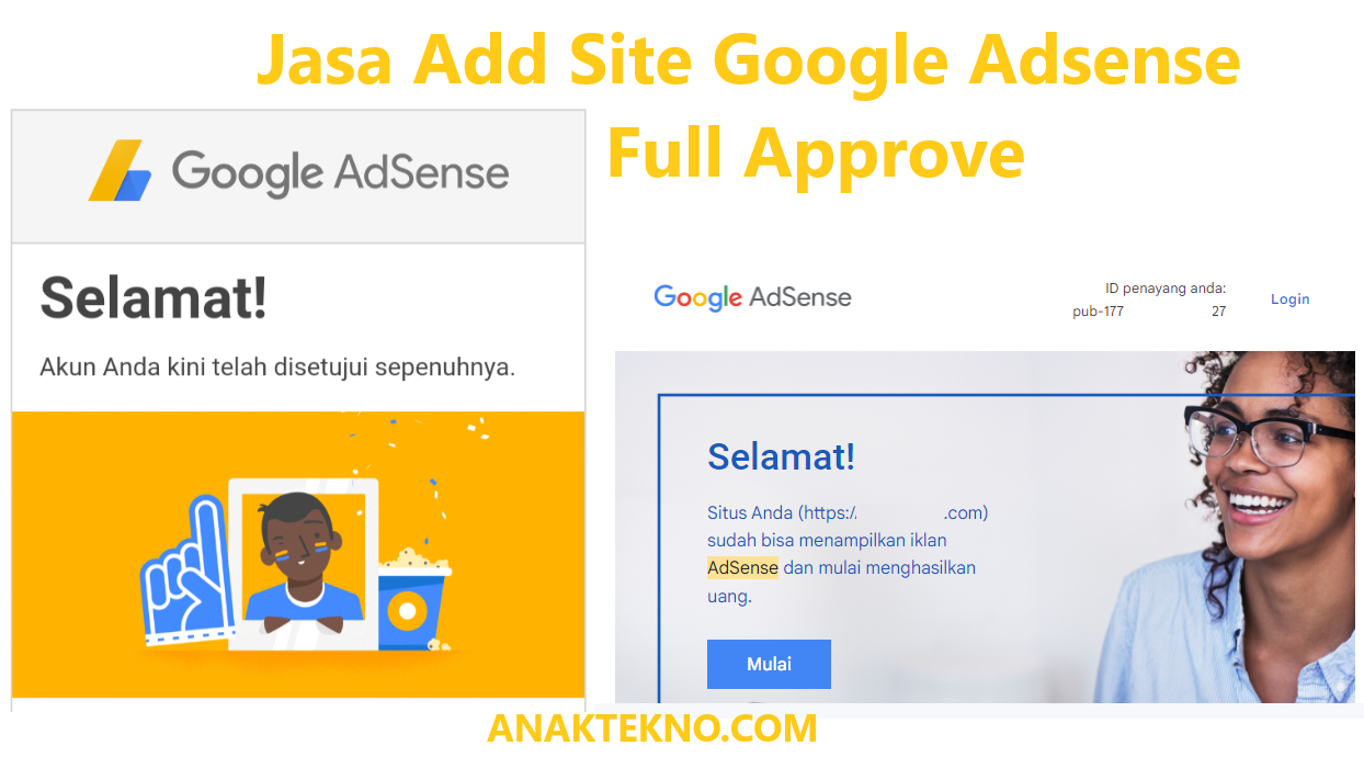 Jasa Add Site Google Adsense Full Approve 7 Hari