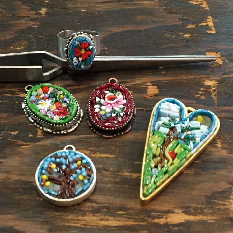 Lisa Yang Jewelry : Micro-Mosaic Class and Looming Projects