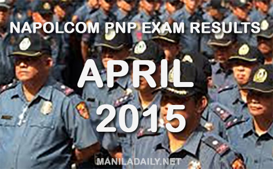 CONGRATS! NAPOLCOM PNP Exam Passers, Results April 2015 