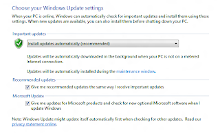 Windows 8 update Settings pic view