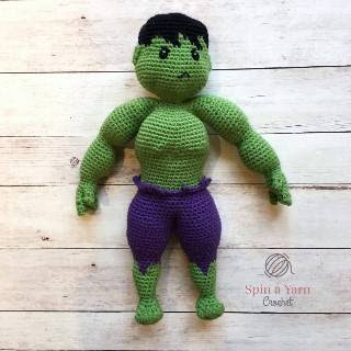 PATRON GRATIS HULK AMIGURUMI 27043 PATRON HULK AMIGURUMI 27043