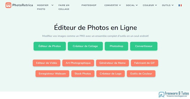 PhotoRetrica : une mine d'or pour le traitement et l'édition de photos