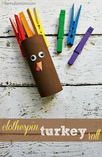 http://thesimpleparent.com/clothespin-turkey-roll-craft/