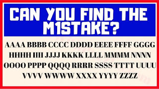 Can you find the M1stake? 1 2 3 4 5 6 7 8 9 10