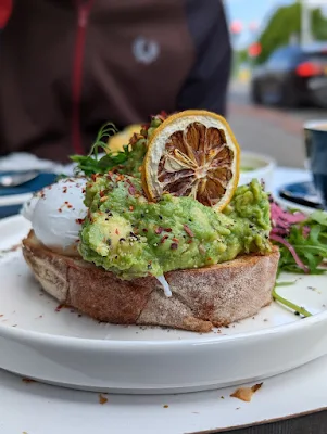 Dublin in May - Avo Toast at Southbank