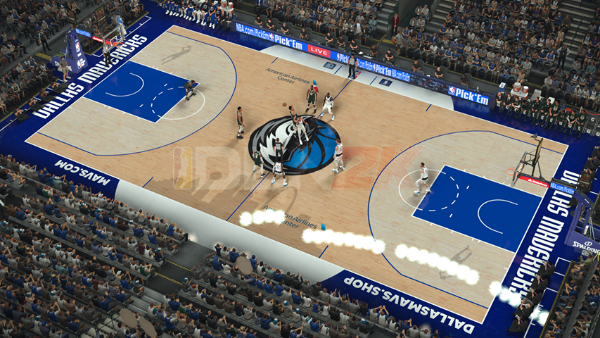 Dallas Mavericks Court (NBA2K21-PS5 Version) By DEN2K [FOR ...