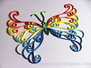 new Quilling Butterfly 01    wesens-art.blogspot.com