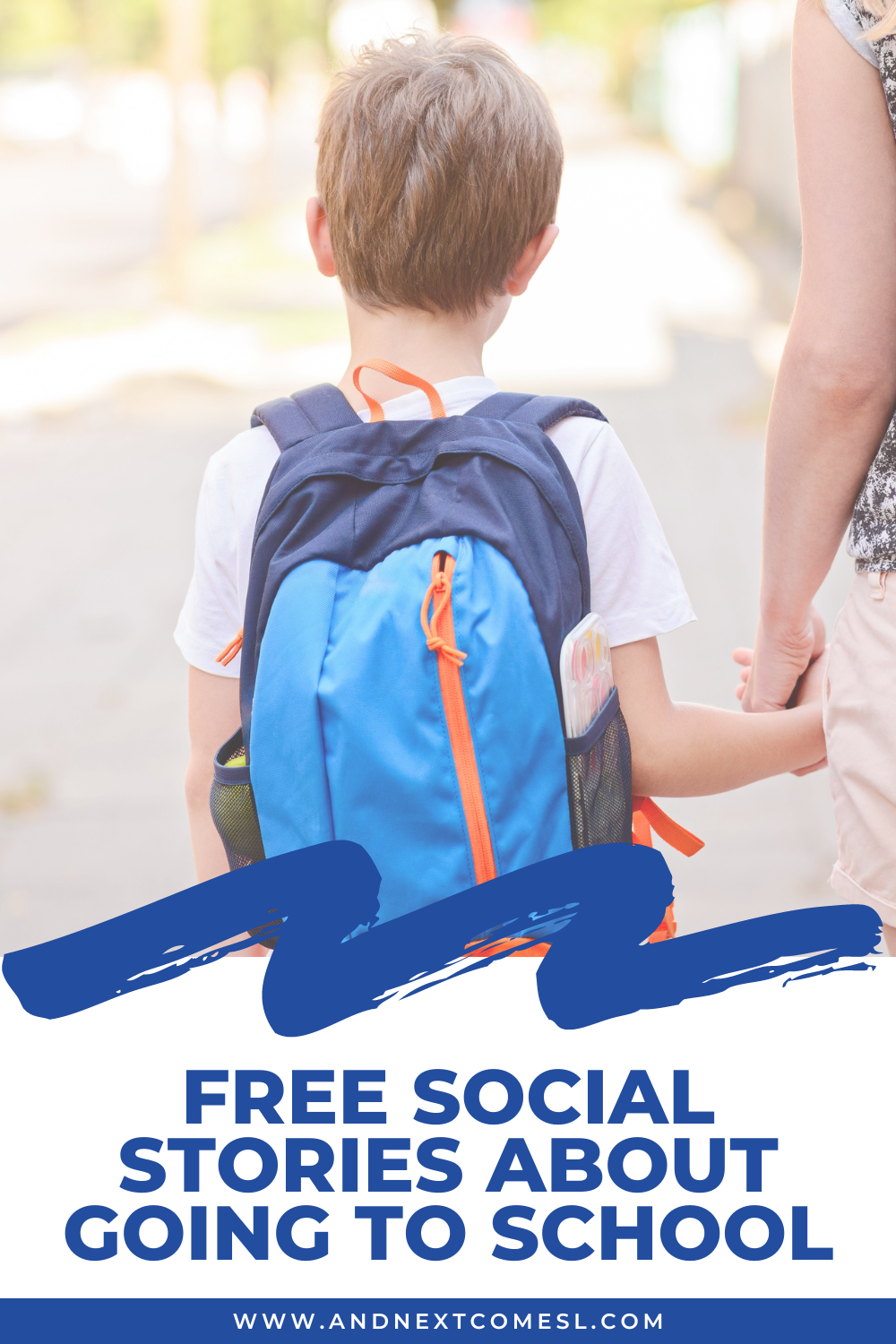 Looking for back to school social stories? Try one of these free social stories about going to school