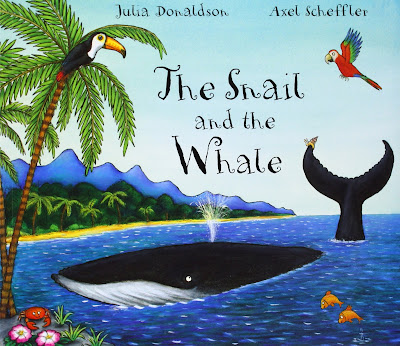 The Snail And The Whale, part of Julia Donaldon book review list with crafts, activities and other resources