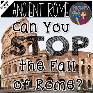 https://www.teacherspayteachers.com/Product/Ancient-Rome-Can-You-Stop-the-Fall-of-Rome-942389