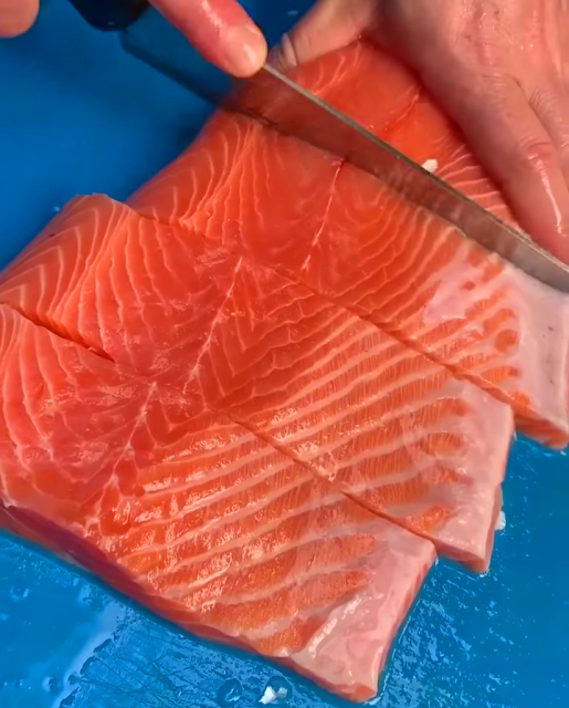 طريقة عمل سمك السلمون بالزبدة والليمون & طريقة عمل السلمون للرجيم