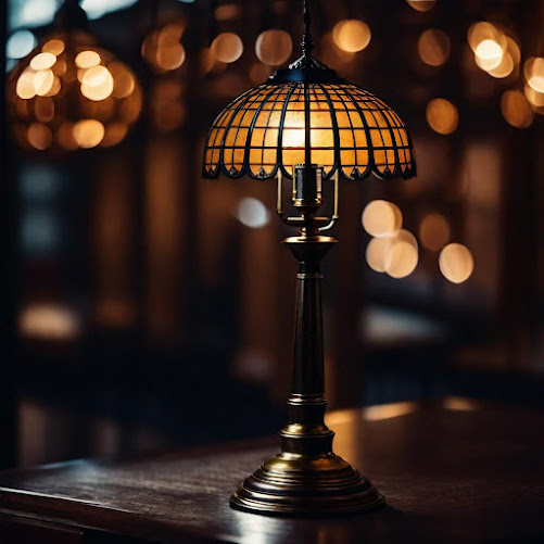 Low cost table lamp