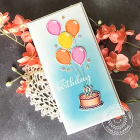 Sunny Studio Stamps: Make A Wish Birthday Balloon Birthday Card by Angelica Conrad 