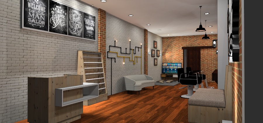 LINGKAR FURNITURE DESAIN  BARBERSHOP 