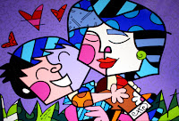 imagenes of romero britto: mother and son