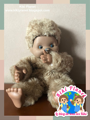 tiemi kiki monchhichi vintage plushie monkey rare