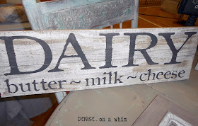 Farmhouse Kitchen Sign via http://deniseonawhim.blogspot.com