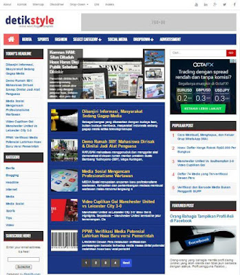 Detik Style - News Blogger Template