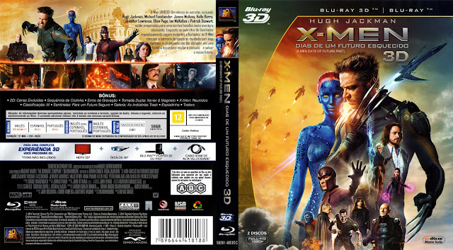 Capa Bluray X Men Dias De Um Futuro Esquecido