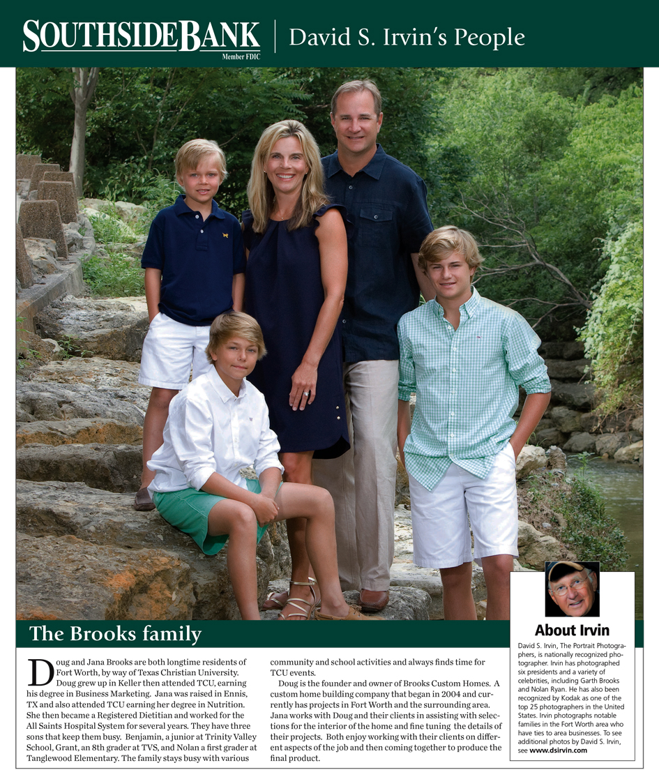 Fort Worth Business Press 2016 The Brooks Family