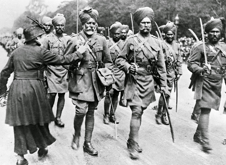 Sikh Indian Soldiers arrive in France during First World War