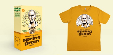 picture of box of Robert Forster's cereal Spring Rain