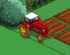 What does the FarmVille Tractor do?
