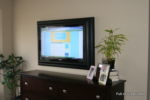 Full of Great Ideas: Picture perfect TV - Flat Screen TV Frame