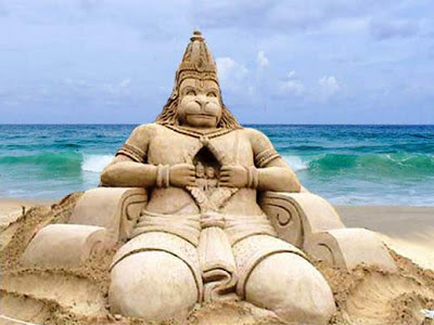 Jai Hanuman Sand Art