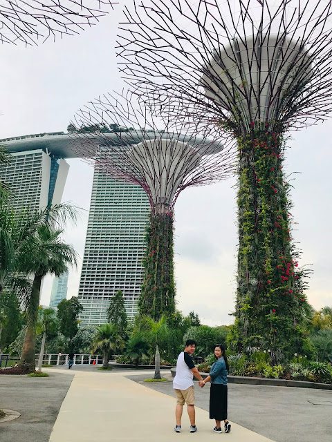 Dad and I at Gardens by the Bay Singapore