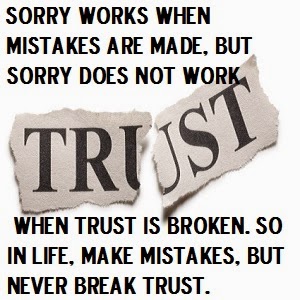 Trust, Life quotes, mistakes, 