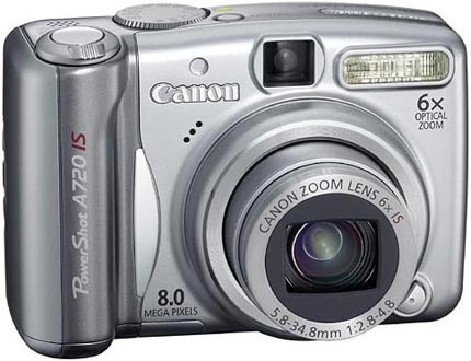 Canon PowerShot A720 IS Digital Camera - Review