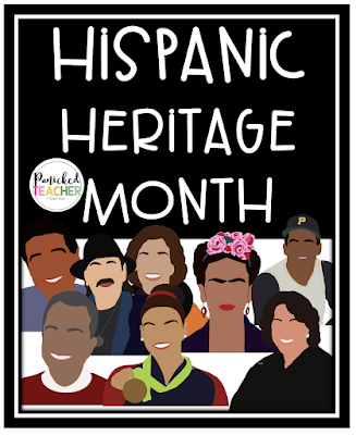 Hispanic heritage month, lessons for hispanic heritage month, frida kahlo project