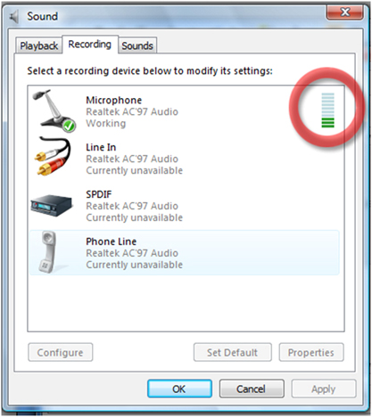 Microphone Setup