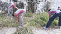 Peduli Dengan Lingkungan,Polres Soppeng Menggelar Kerja Bakti