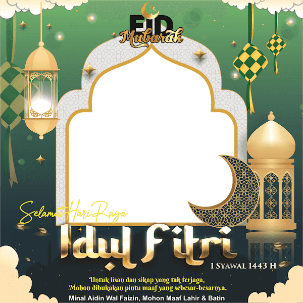 Link Twibbonize Ucapan Selamat Hari Raya Lebaran Idul Fitri 1443 Hijriyah 2022 Masehi id: tselamatharirayaidulfitri1443h