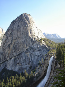 Yosemite National Park Waterfall Half Dome Backpack Hike
