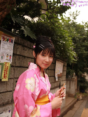 Miu Nakamura, Japanese Girl, Kimono Costum