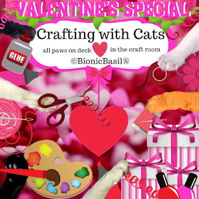 Crafting with Cats Valentine's Special Banner ©BionicBasil®