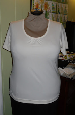 It's a boring ivory Powerdry knit but I will wear the heck out of this ...