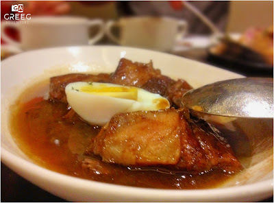 Pork humba with egg