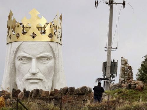 Jesus Statue Unveiled In Poland