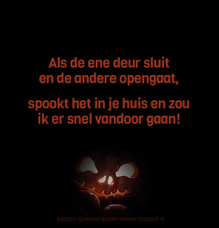 plaatjes met spreuken voor halloween