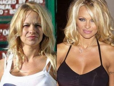 celebraties without makeup. with and without Makeup