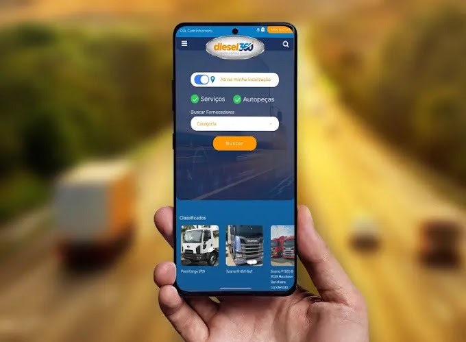 diesel360 lança aplicativo gratuito para motorista de caminhão