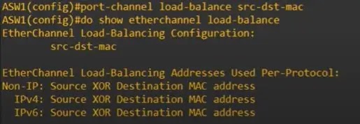port-channel load-balance
